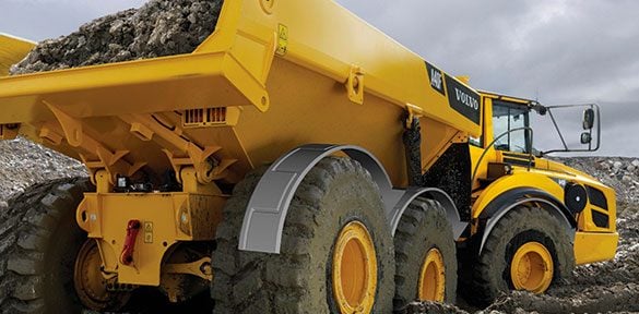Articulated hauler